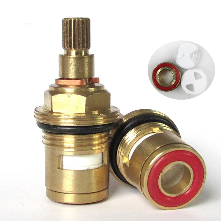 45mm Brass Faucet Cartridge Tap Parts Valve Part Water Tap Valve Single Cold Water Faucet Repair Parts 1012D