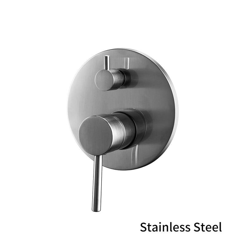 Black-Brushed gold-Rose gold-GoldPolished-2 way Diverter Pressure balance shower valve and trim set