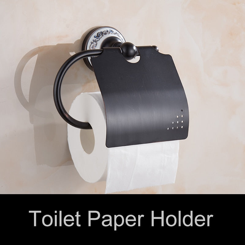 Oil rubbed bronze bathrooom accessories