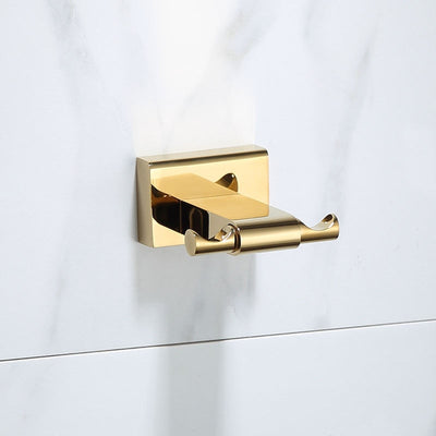Gold polish brass bathroom accessories