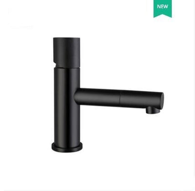 Nordic New 2023 Black with brushed gold single hole bathroom faucets