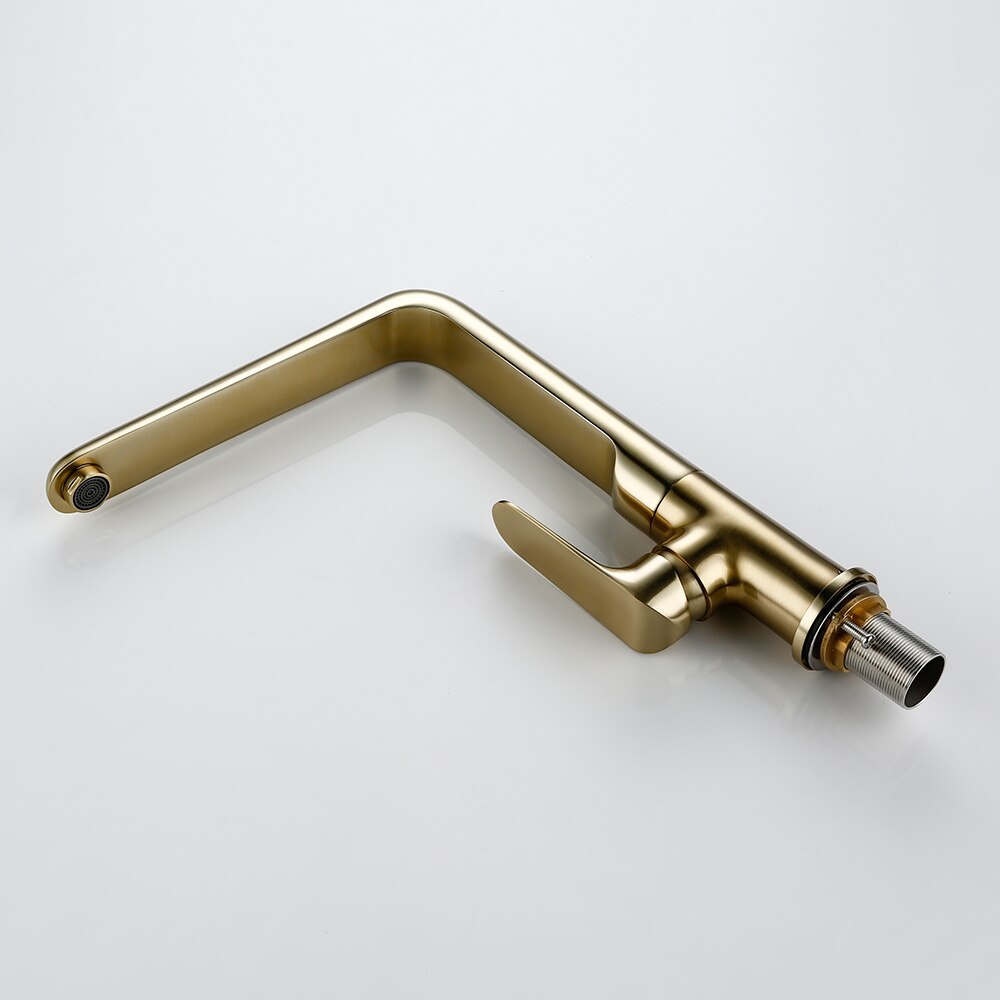 Nokia-Nordic design Brushed Gold Kitchen Faucet