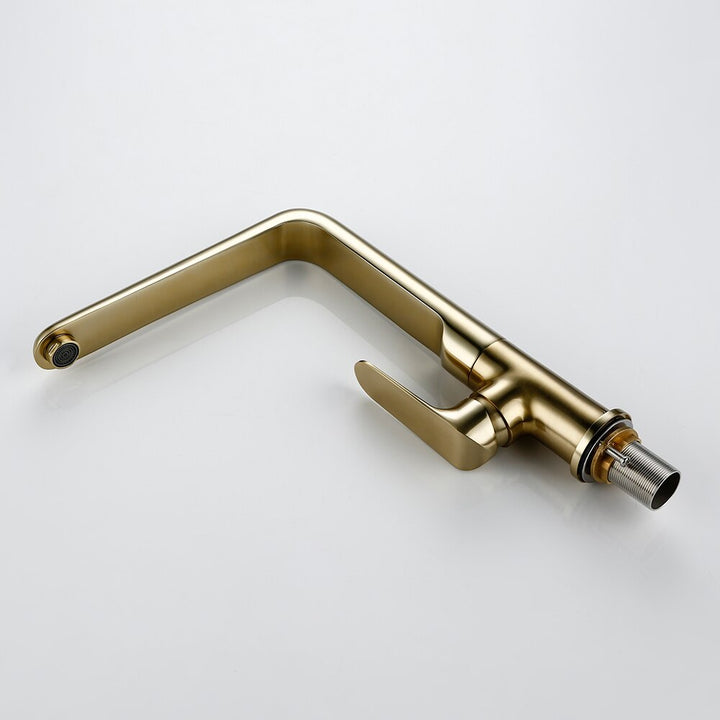 Nokia-Nordic design Brushed Gold Kitchen Faucet
