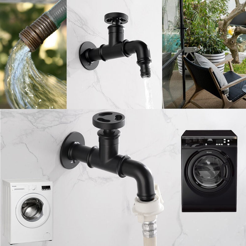 Laundry machine faucet