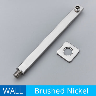 Ceiling and wall mounted shower arm