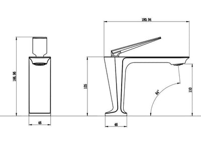 Rose Gold polished-brushed gold -Black-Gun Grey  tall vessel faucet and short single bathroom faucet