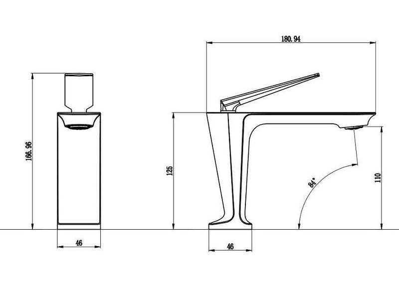Rose Gold polished-brushed gold -Black-Gun Grey  tall vessel faucet and short single bathroom faucet