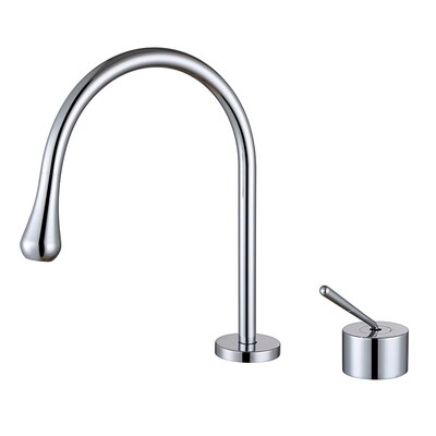 Tear drop-Modern 8" inch wide spread bathroom faucets