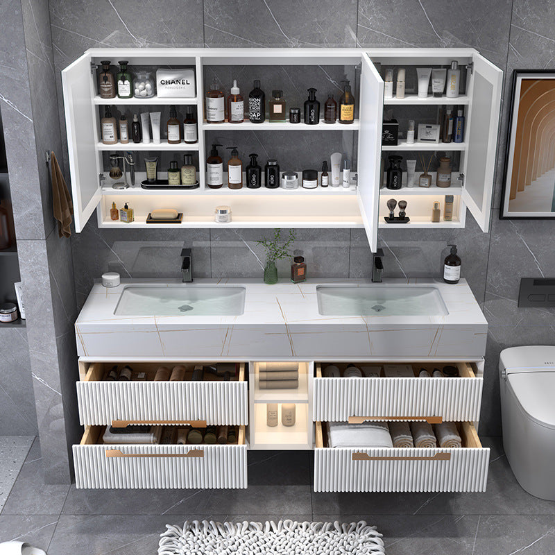 Sienna-Bathroom Vanity completed Set with LED Mirror included 60"