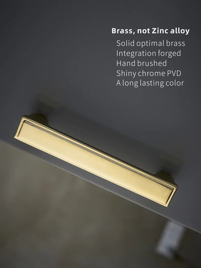 Gold polished pvd cabinet door handles and knobs