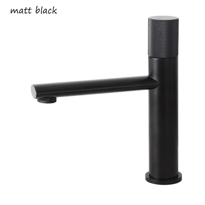 Nordic -Single hole Tall Vessel and short bathroom faucet