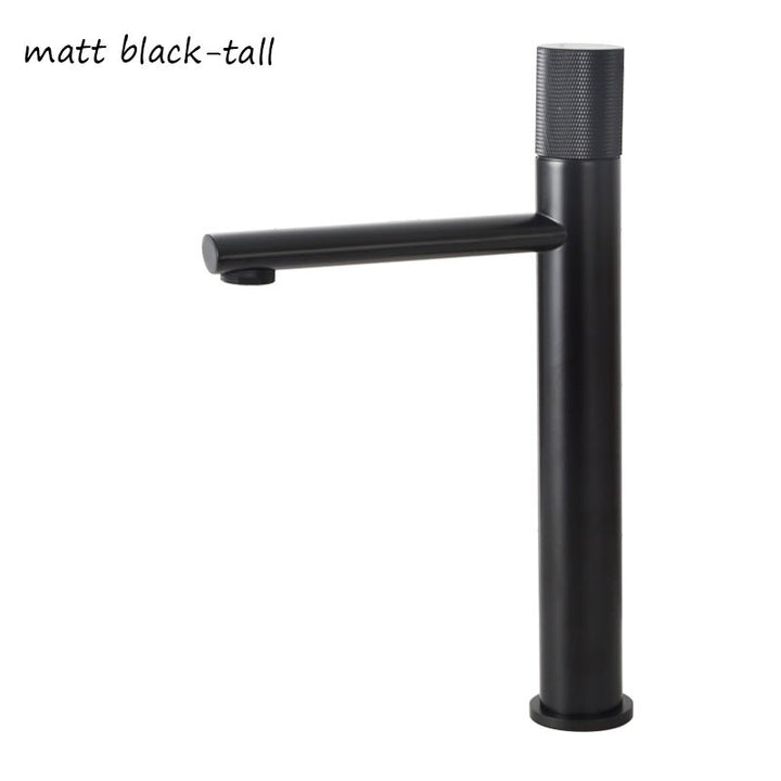 Nordic -Single hole Tall Vessel and short bathroom faucet