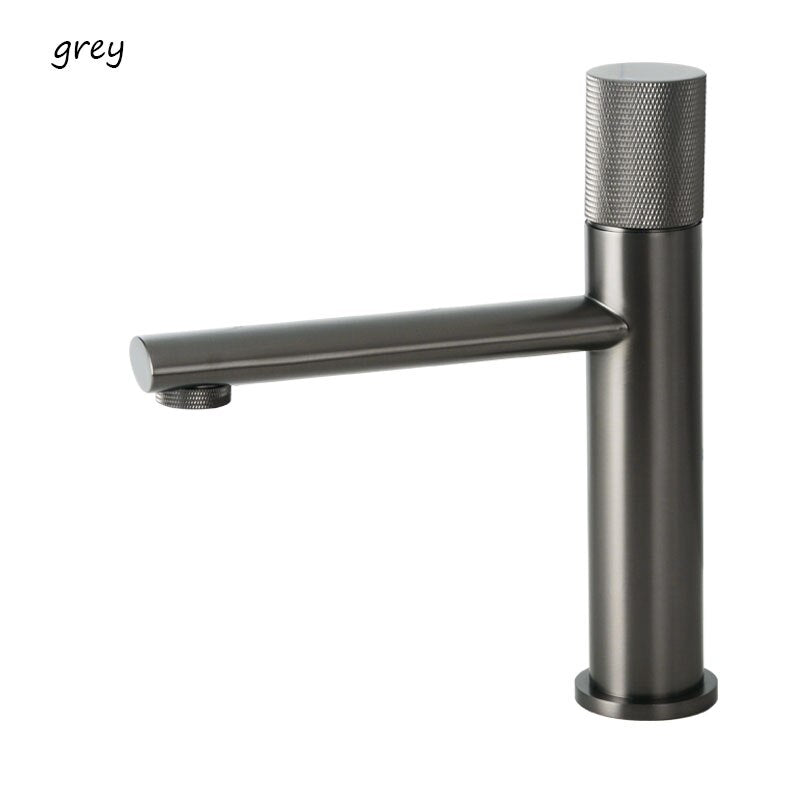 Nordic -Single hole Tall Vessel and short bathroom faucet
