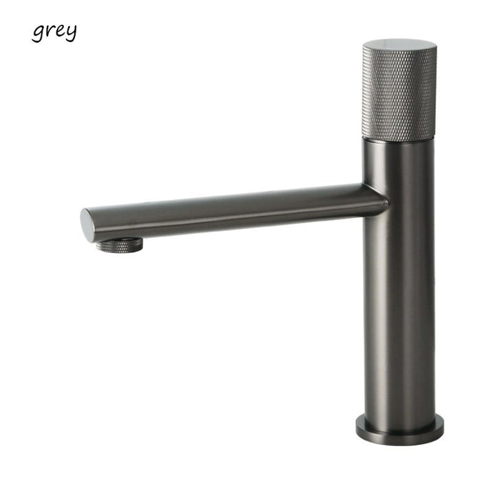 Nordic -Single hole Tall Vessel and short bathroom faucet