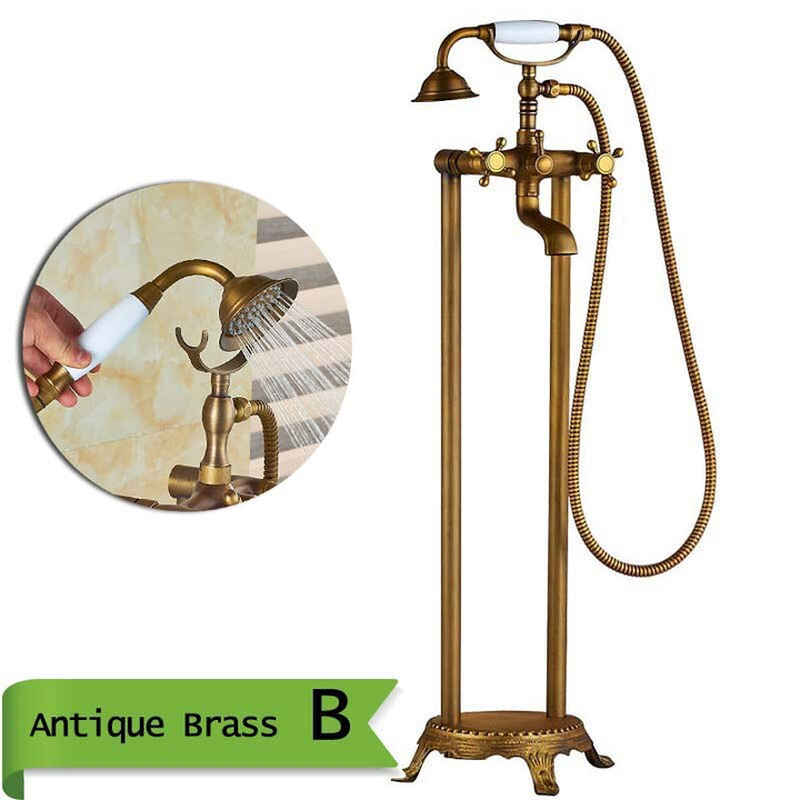 Victorian Antique Clawfoot Freeststanding Bathtub Filler Faucet
