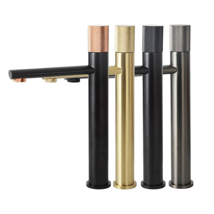 Nordic -Single hole Tall Vessel and short bathroom faucet