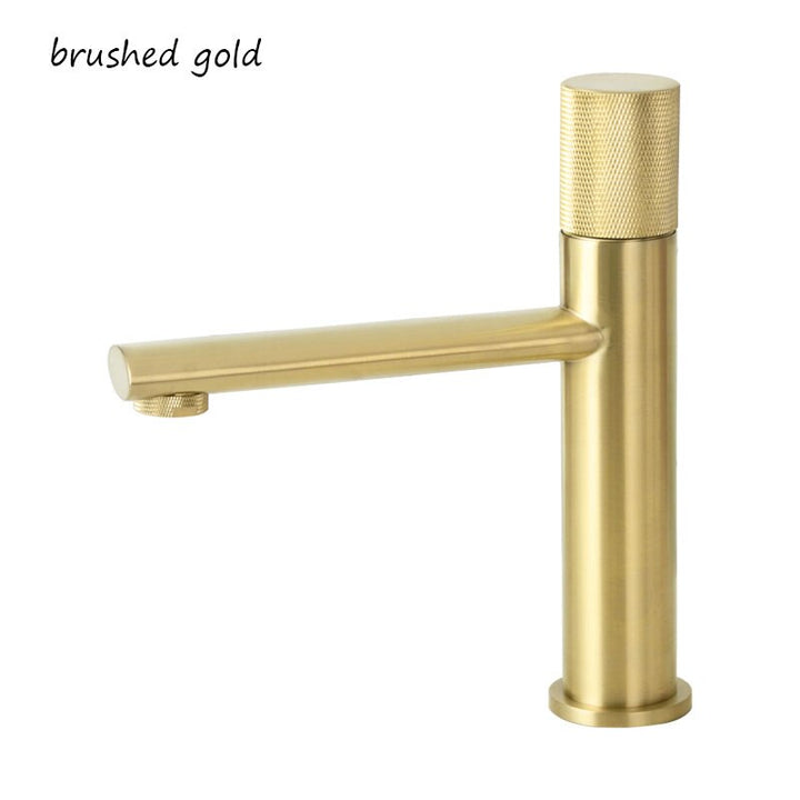 Nordic -Single hole Tall Vessel and short bathroom faucet