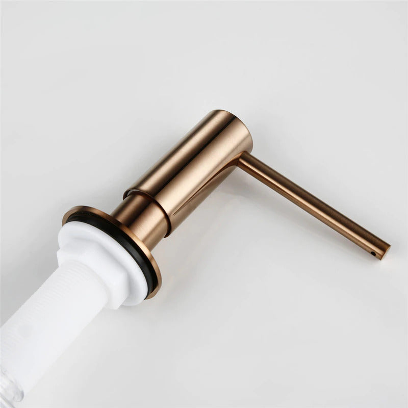 Rose gold polished Kitchen soap dispenser