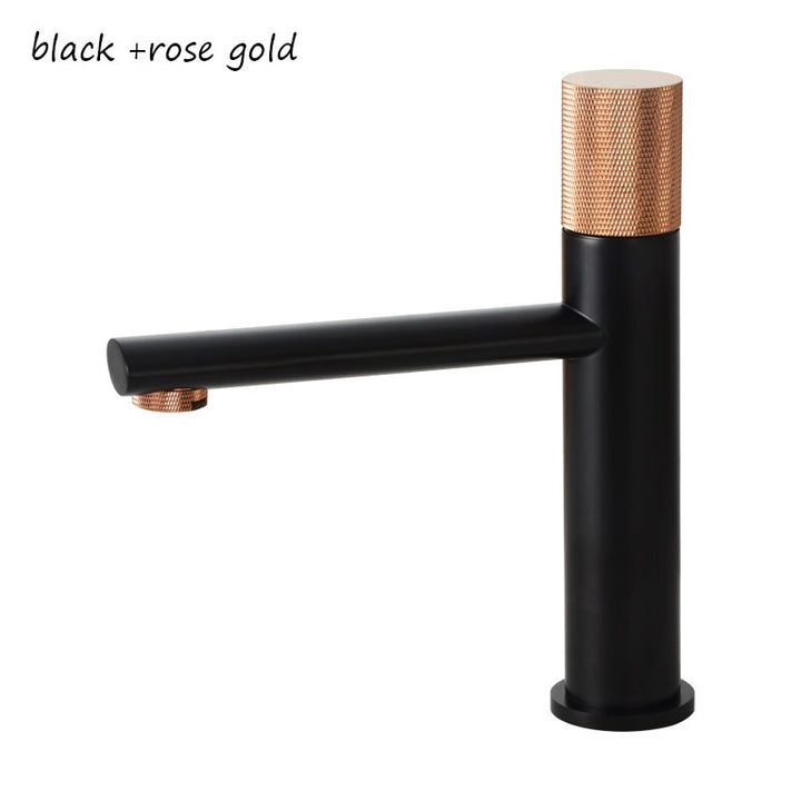 Nordic -Single hole Tall Vessel and short bathroom faucet