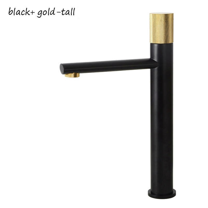 Nordic -Single hole Tall Vessel and short bathroom faucet