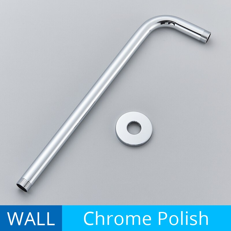 Ceiling and wall mounted shower arm