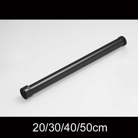 20/30/40/50cm BRASS/SUS304 black shower extension rod G3/4 G1/2
