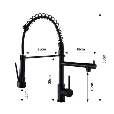 Industrial Chef Kitchen Faucet