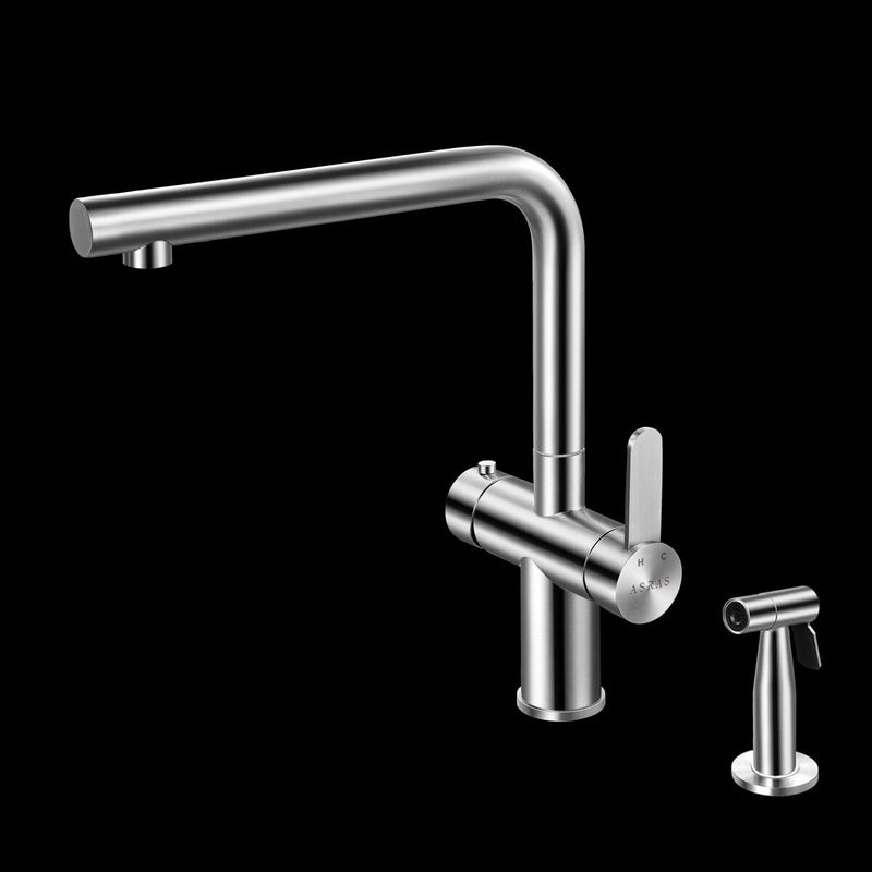 New 2023 design 3 way in 1 Kitchen Faucet with Reverse Osmosis kitchen and side dual pull out spray