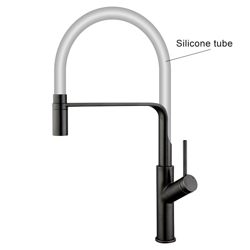 Colours Nordic Design Modern Industrial Kitchen Faucet Pull Out Dual Spray