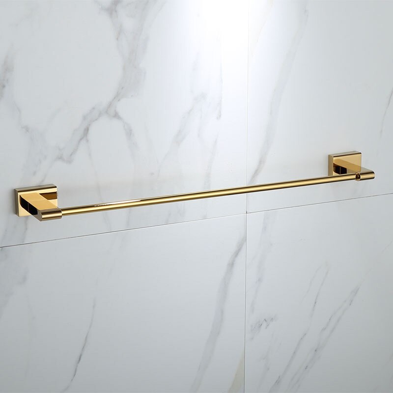 Gold polish brass bathroom accessories