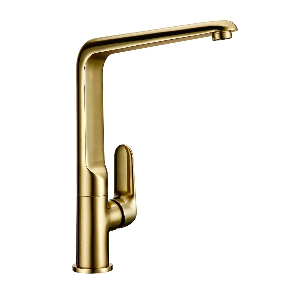 Nokia-Nordic design Brushed Gold Kitchen Faucet