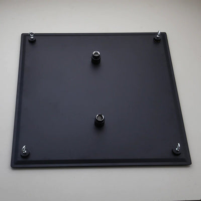 20" X 20"  inch Matte Black Stainless Steel Square Rain Shower Head Ceiling Wall Top Sprayer Thin high pressure