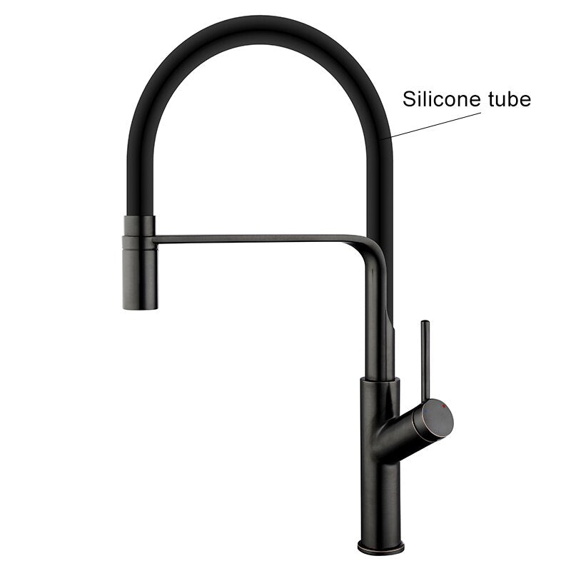 Colours Nordic Design Modern Industrial Kitchen Faucet Pull Out Dual Spray