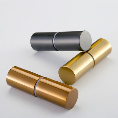 Brushed gold- Gold-Black  shower glass door handle