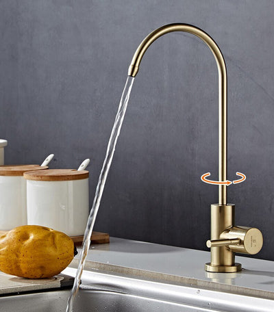 Brushed gold- Black- Brushed nickel  water filter faucet