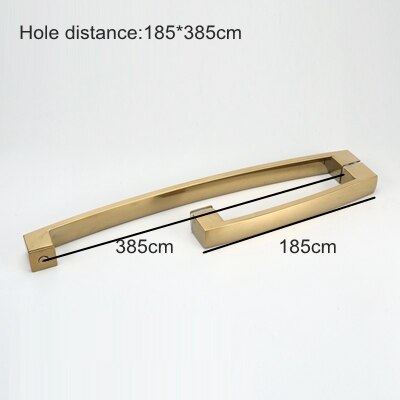 Brushed Gold Brass Shower Glass Door Hardware Hinges and Glass Door Cl ...