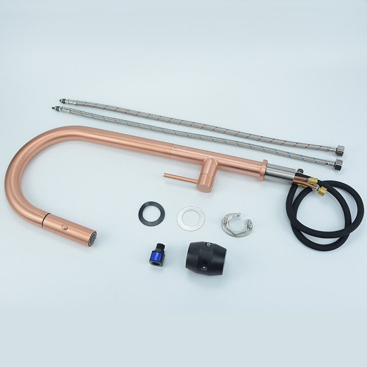 Monterey-Copper Satin Tall Kitchen island faucet