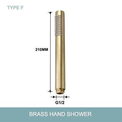 Brushed gold hand spray handle