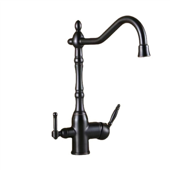 Victorian tradtional Gold polished Brass Victorian 2 Way Function Reverse Osmosis and Kitchen Faucet