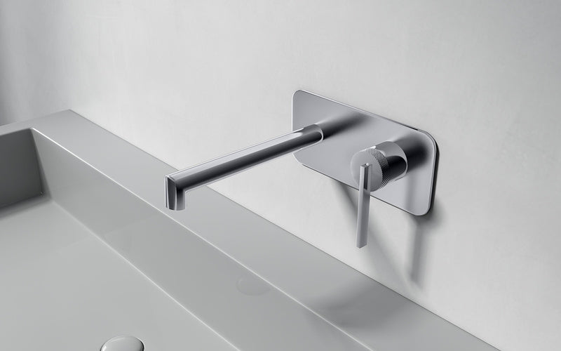 Brushed gold-Black Matte-Grey Gun  wall mounted bathroom faucet