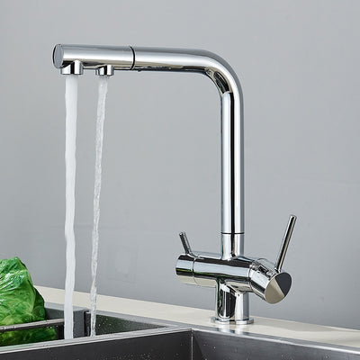 Norway-2 Way Dual function Kitchen and Reverse Osmosis water filter with pull out spray faucet