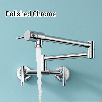 New Hot and Cold Wall Mounted Pot Filler Faucet