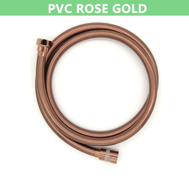 Matt Black/Chrome/BrushedGold/GoldPolished/Rose Gold/Metal Grey 1.5M -60 Inches Metal Steel Shower Hose 1/2 G