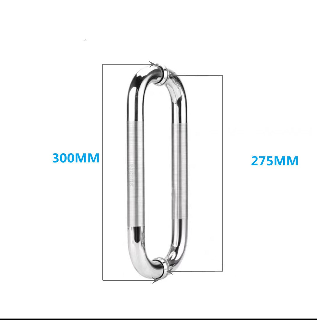 Colors round shower glass door hardware handle 12"