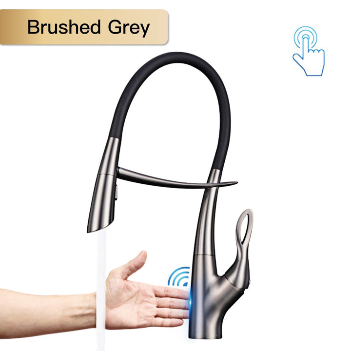 Iceland-Nordic design touchless kitchen faucet