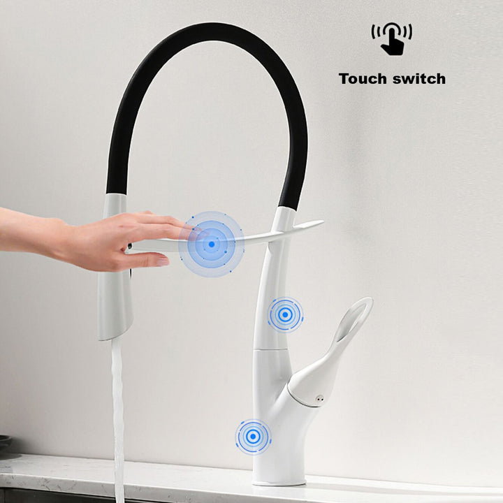 Iceland-Nordic design touchless kitchen faucet