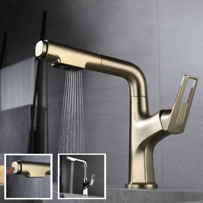 Dublin-Bar Kitchen dual pull out sprayer faucet