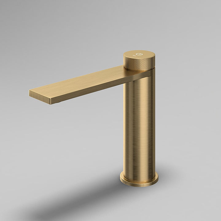 RELOJ-Brushed gold-Black with red-Black- Grey Gun with red Single hole bathroom faucet