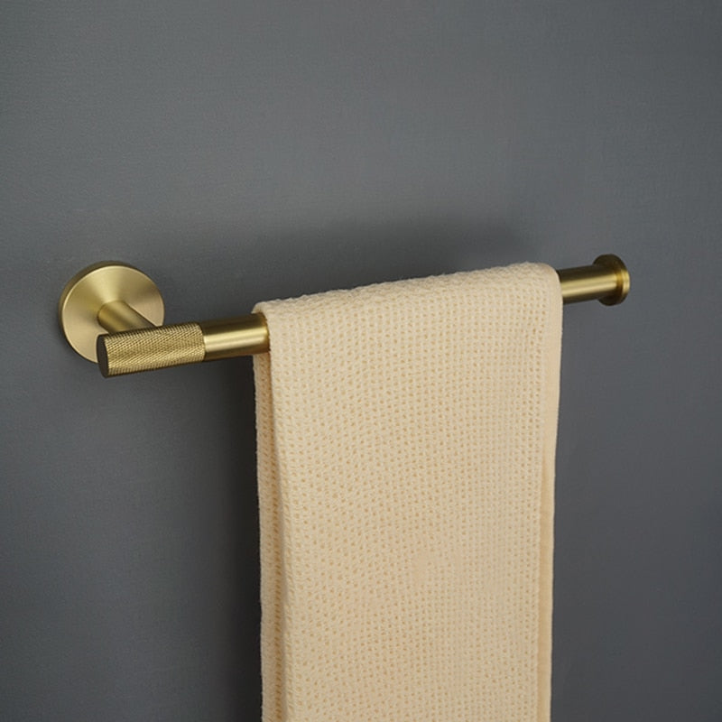 Cara-Nordic design brushed gold bathroom accessories