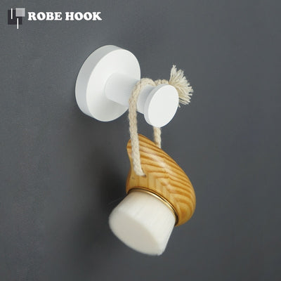 White matted bathroom accessories